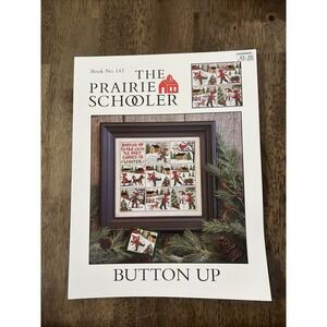 The Prairie Schooler "Button Up" NO. 143 Cross Stitch Pattern Booklet